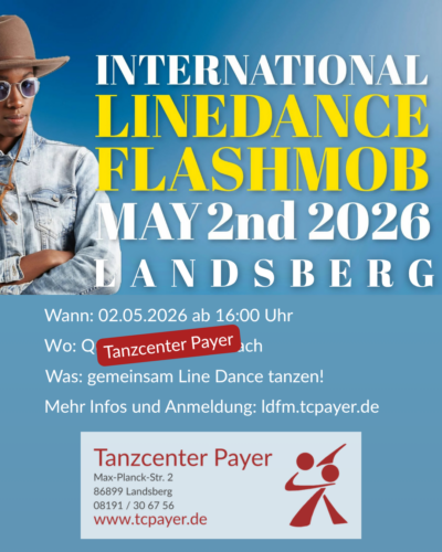 Line Dance Flashmob, änderung Ort